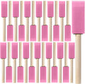 Bates- Foam Paint Brushes with Wood Handle, 1 Inch, 26 Pack, Sponge Brushes by BatesChoice