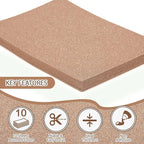 10 Pack Glitter Foam Sheets Craft 8 x 12 inch | Sparkles Foam Paper - Image 3