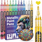 SAKEYR Metallic Acrylic Paint Markers by SAKEYR