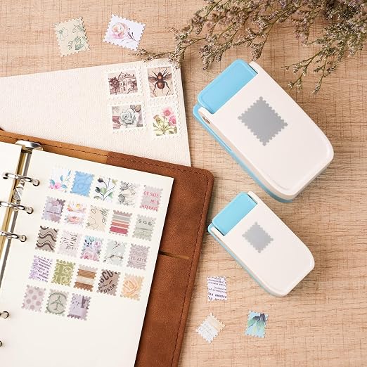 BAOFALI 2Pcs/Set Stamp Punch, Stamp Puncher, 0.6 x 0.5 inch, 1 x 0.8 Inch - Image 3