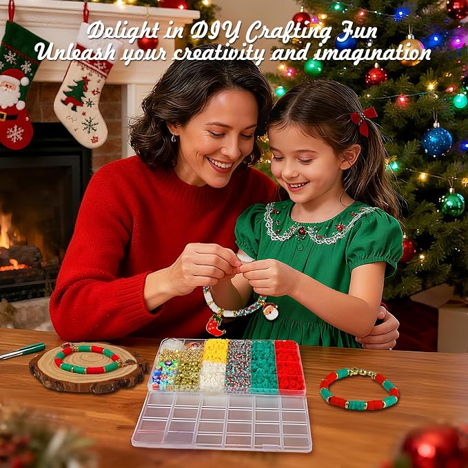 Redtwo Christmas Beads for Bracelets, Gifts for Teen Girls Age 6-12 - Image 5