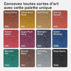 ARTISTRO 12 Glitter Paint Pens for Glass Marking, Rock Painting, Scrapbooking - Image 2