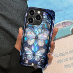 ZHEGAILIAN Case for iPhone 16 Pro Max, Stained Glass Butterfly Aesthetic - Image 5