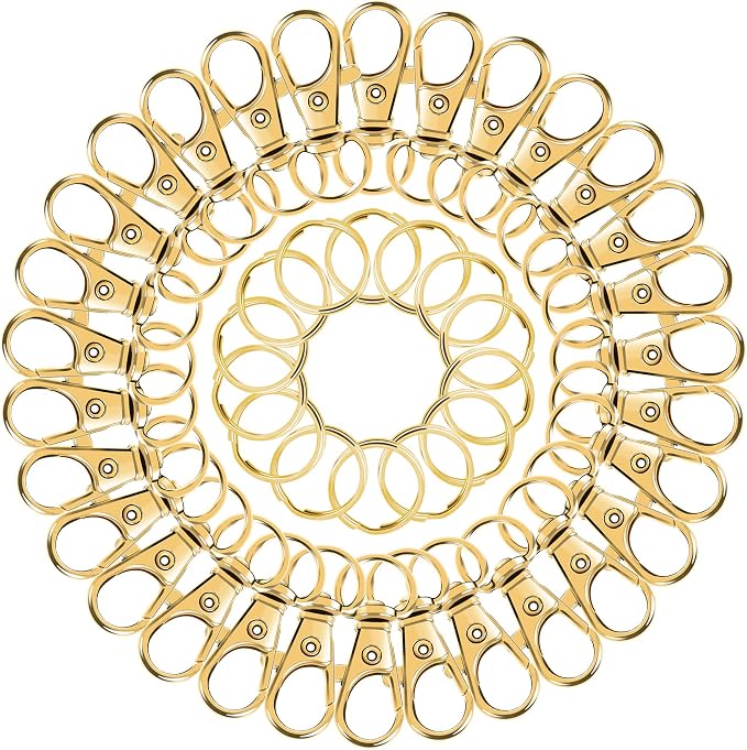 100PCS Gold Swivel Clasps Lanyard Snap Hooks - Image 4