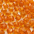 200pcs 10mm Acrylic Cube Faceted Beads Colorful Square Plastic Spacer Beads by LIMAOLLY