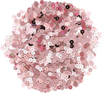Mandala Crafts 6mm Flat Round Rose Gold Sequins - Image 2
