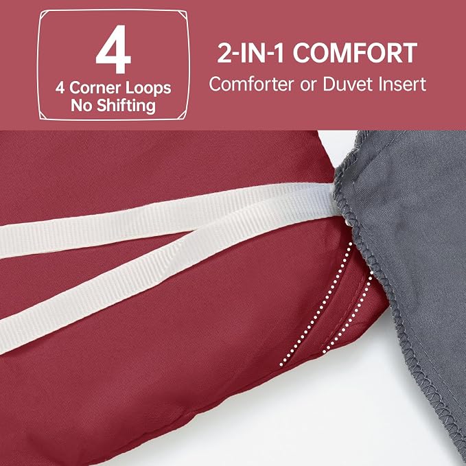 MUXHOMO King Size Comforter Set, All Season Ultra Soft Down Alternative Bedding - Image 6