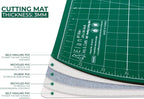 Elan Cutting Mat 36x72 Green, Extra Large Self Healing Cutting Mat 36 x 72 Inch - Image 3