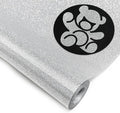 DUEUIOE Silver Glitter HTV Heat Transfer Vinyl Roll by Unknown