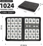 Card Binder 16 Pocket, Premium 1024 Double Sided Pocket Collection Binder - Image 3