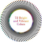 Tebik 80 Pack Planner Colored Pens, 72 Colors Drawing Pens - Image 7