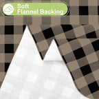 Smiry Rectangle Table Cloth, Waterproof Vinyl Tablecloth - Image 4