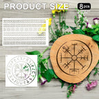 Keluna Viking Stencils for Painting - Image 3