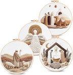 Santune Christian Embroidery kit, Nativity Scene Needlepoint Cross Stitch Kits by Santune
