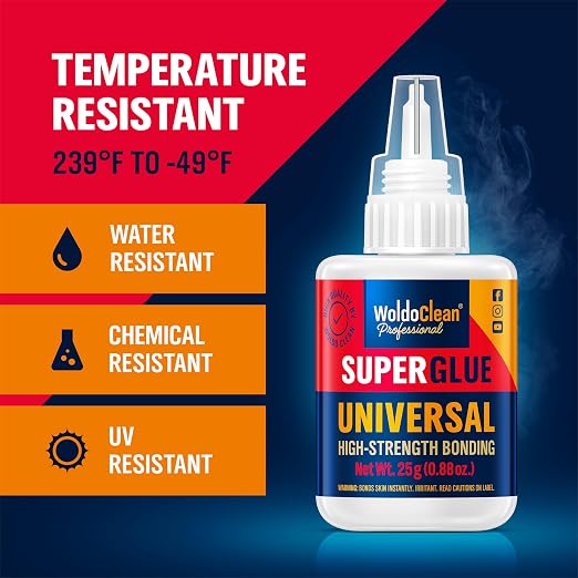 WoldoClean Super Glue All-Purpose Liquid 25g - Image 6