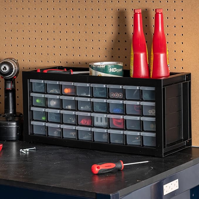 IRIS USA 32-Drawer Tool Organizer, Made in USA, Teacher Toolbox, Small Parts - Image 2