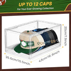 Vtopmart 6 Pack Stackable Baseball Caps Organizer, Each Holds 12 hats | Each - Image 2