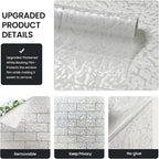 ADD.HERES Window Privacy Film, Frosted Glass Decorative Static Cling, Removable - Image 3