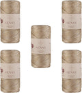 5 Skeins of Sensy Premium 2mm 251 Yards Sparkle Polyester Rope 90% by SSENSY