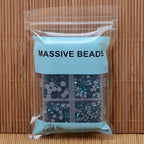 4000Pcs Mixed Size Hot Fix Round Crystals Gems Glass Stones Hotfix Flat Back - Image 4