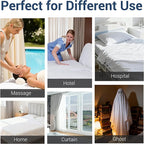 Twin Flat Sheet Only, 1 Pack Top Bed Sheets, Soft Breathable Brushed Microfiber - Image 3