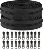 Sawoake #5 Nylon Coil Zippers by The Yard Bulk 10 Yards by Zipper