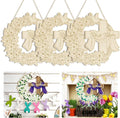 Large Size 12" Wooden Easter Ornaments to Paint, Wooden DIY Blank Unfinished by Sophena