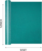 RENLITONG Green Glitter Heat Transfer Vinyl - Image 2