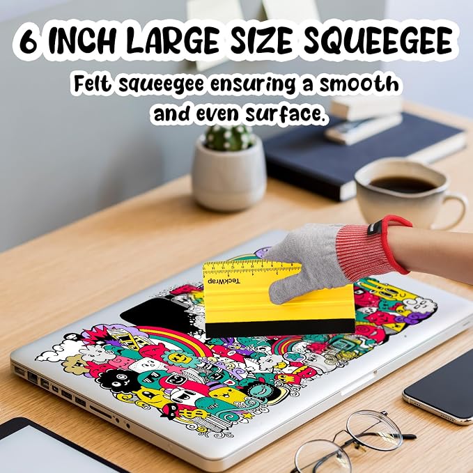 TECKWRAP Professional Felt Squeegee - Image 8