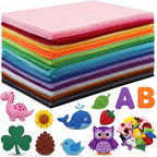 Reginary 120 Pcs 8 x 16 Inch Felt Sheets Bulk by Reginary