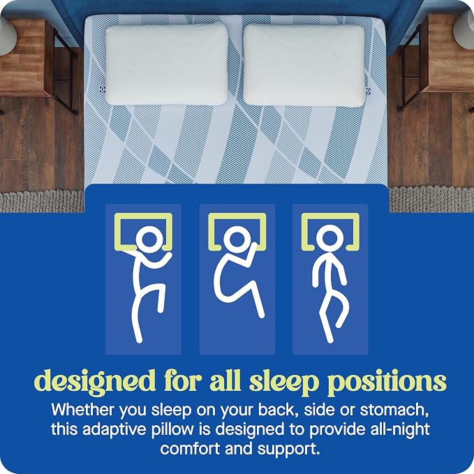 Sealy Dreamlife Queen Size Memory Foam Cooling Pillow - Image 5