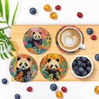 EWJRNSF 8 PCS Diamond Art Coasters Kit, Small Diamond Painting Coasters - Image 5