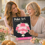 Unwynd Poke Art Carnations Flower Bouquet | Mess-Free Arts and Crafts - Image 2