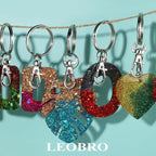 LEOBRO 100PCS Keychain Clip and Key Ring, Lobster Claw Clasps, Key Chain Rings - Image 2
