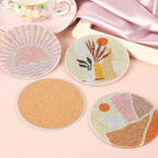 UPINS 8Pcs Boho Diamond Art Painting Coasters - Image 4