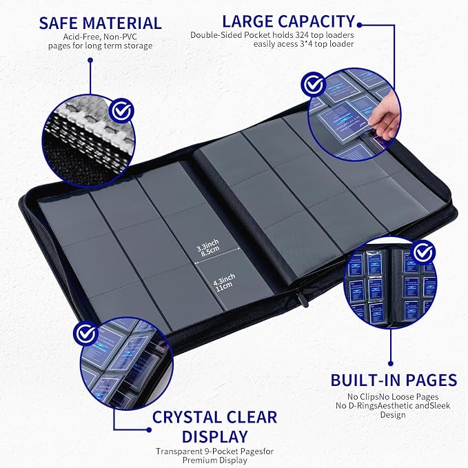 Toploader Binder Holds 324 Toploaders - Image 4