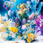 Yoksas Fantasy Sea Ocean Life Mermaid Stickers - Image 2