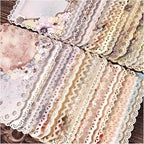30 Sheets Lace Edged Vintage Scrapbook Paper, Scrapbooking, Stationery Letter by Diuhofart