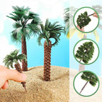Thiccywoov 40 Pcs Diorama Supplies Kit Include 32 Rainforest Miniature Trees - Image 5