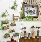 TKOnline 400Pcs Craft Sticks, 10cm 0.1-0.2 Inch in Diameter Wood Log Sticks - Image 4