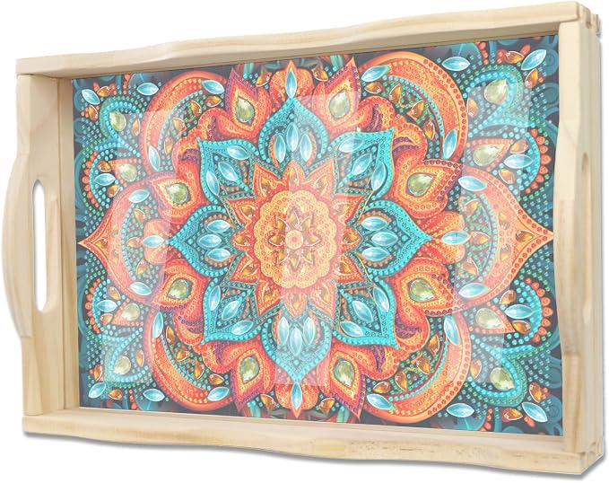 EWJRNSF Diamond Art Kits for Adults Wooden Serving Trays by EWJRNSFDiamondPainting