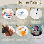 HMZephitiquc Paint by Numbers for Adults Monkey, Funny Paint by Numbers Kit for - Image 8