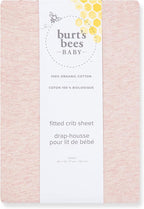 Burt's Bees Baby Essential Organic Cotton Fitted Crib Sheet, Breathable - Image 2