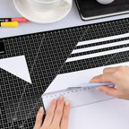 2 Pcs Large Cutting Mat Self Healing, Double Sided, Grid Line And Angles Help - Image 3