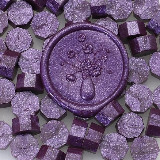 300 Pcs Wax Seal Beads, Sealing Wax Beads, Refilling Octagon Wax Sealing Beads - Image 2