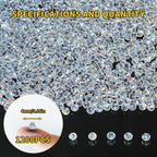 1200Pcs 4mm Crystal Glass Beads - Image 2
