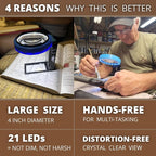 VisionAid 30X 10X Hands-Free Magnifying Glass - Image 7
