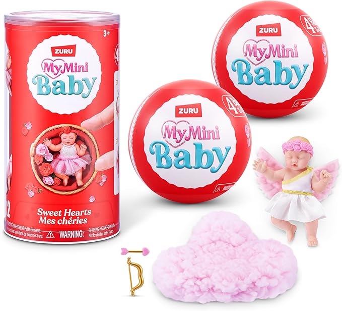 MY MINI Baby Sweet Hearts 2 Pack by ZURU – Collectible Mystery Capsule Baby Doll by ZURUMyMini