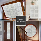 ADD.HERES Window Privacy Film, Frosted Glass Decorative Static Cling, Removable - Image 6