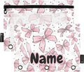 Custom Cute Bows Pink Pencil Pouch by BOENLE-WELCOMEYOURCOMING